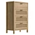 4-Drawer UV Unwrapped Dresser 3D model small image 4