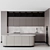 Adjustable Modern Kitchen Set 3D model small image 1