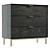 UV-Textured 3-Drawer Dresser Model 3D model small image 1