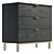 UV-Textured 3-Drawer Dresser Model 3D model small image 4