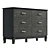 Ingvar 6-Drawer Dresser with UV-Textured Finish 3D model small image 4