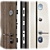 Double Lock Metal Door Hanover 3D model small image 2