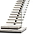 Travertine Stairs - Elegant Charm 3D model small image 2