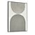 Plaster Texture Dual Photo Frame 3D model small image 4