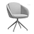  Scandi Style Upholstered Dining Chair 3D model small image 4