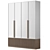 Modular Wardrobe 123 3D model small image 3