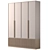 Modular Wardrobe 123 3D model small image 4
