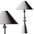 Elegant Ceramic Table Lamp 3D model small image 2