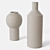 Textured Clay Vases Set 3D model small image 10