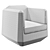 Sleek FA7 Cider Chair 3D model small image 4