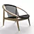 Outdoor Elegance: Frida Lounge Chair 3D model small image 1