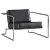 Elegant Saga Lounge Chair Fusion 3D model small image 1