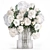 Spring Blooms Bouquet Set 3D model small image 1