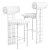 Hippo Bar Stool: Danish Design 3D model small image 6