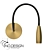 Modern Metal Black Brass Pendant 3D model small image 1