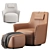 Modern Design Alexander Armchair: 3D Model 3D model small image 2