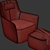 Modern Design Alexander Armchair: 3D Model 3D model small image 4