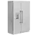 Thermador Built-In Freezer Column 3D model small image 4