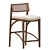 Sossego Laura Counter Stool 3D model small image 1