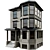 Modular Residential Building Kit 3D model small image 1