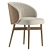 Elegant Norah Chair: Luxury Comfort 3D model small image 2