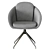 Gamble Textile Light Grey Chair 3D model small image 3