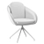 Gamble Textile Light Grey Chair 3D model small image 6