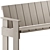 Modern Outdoor Dining Bench: Hay 3D model small image 4