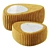 Luxury Fabric Coffee Table Pouf 3D model small image 1