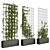 Modern Vertical Garden Partition Design 3D model small image 1