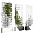 Modern Vertical Garden Partition Design 3D model small image 4