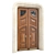 Classic-Style 3D Door 1800mm 3D model small image 5