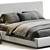 Modern Poliform Bruce Bed Model 3D model small image 2