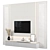 Modular TV Wall 135 - Render-Ready 3D model small image 2