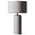 Elegant Taupe Table Lamp 3D model small image 2