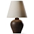 Ceramic Desk Lamp: Elegant Illumination 3D model small image 1