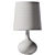 Ceramic Wood Table Lamp Set 3D model small image 2