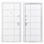 Rodos Metal Entrance Door F-104 3D model small image 4