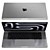 Silver Apple MacBook 16 3D 3D model small image 1