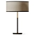 Elegant Twist Gold Table Lamp 3D model small image 1