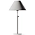 Minimalist Metal Desk Lamp Base 3D model small image 2