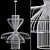  PARACHUTE Pendant Lamp - 3D Model 3D model small image 3