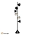  Rivy Black Floor Lamp 3D model small image 1