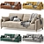 Leri Velvet Sofa with Accessories 3D model small image 8