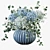 Hydrangea Bouquet 3D Model Set 3D model small image 1