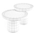 Italian Elegance: Bold Coffee Tables 3D model small image 7