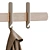 Bolia Coat Hanger with Hooks 3D model small image 3