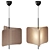Sleek Industrial Tinto Pendant Light 3D model small image 2