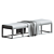 Modern Danner Entryway Bench 3D model small image 3