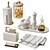 Kitchen Decor Set NG3, Zara Home 3D model small image 1